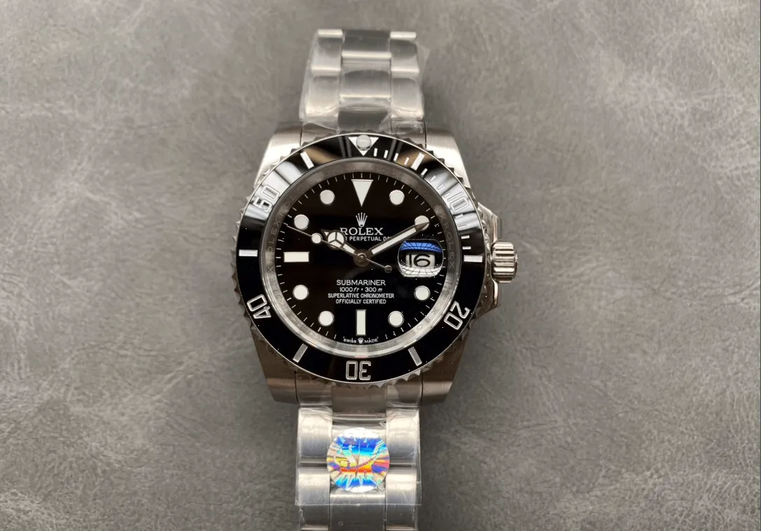 podróbka rolex submariner czarny